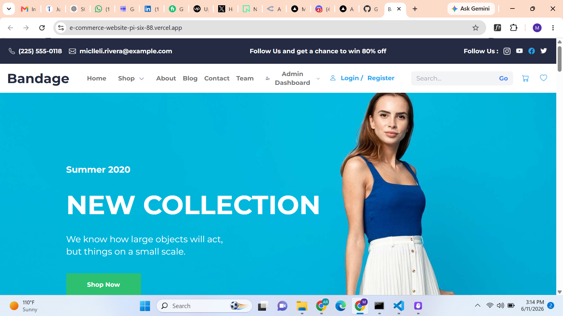 Bandage E-Commerce Website